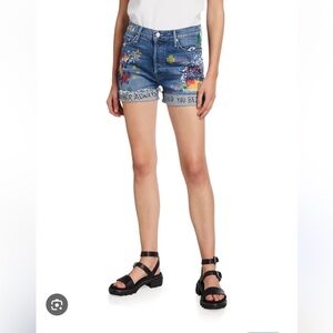 MOTHER the Vagabond graffiti shorts ASO Ruby Rose sz 32